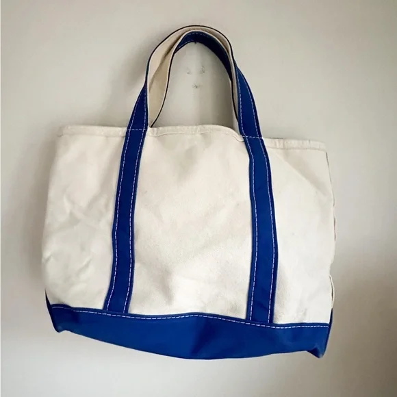 Vintage 1980s Blue and White Boat and Tote Bag - Picture 6 of 8